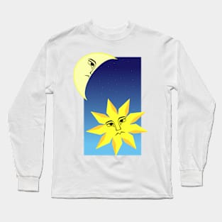 Sun And Moon Long Sleeve T-Shirt